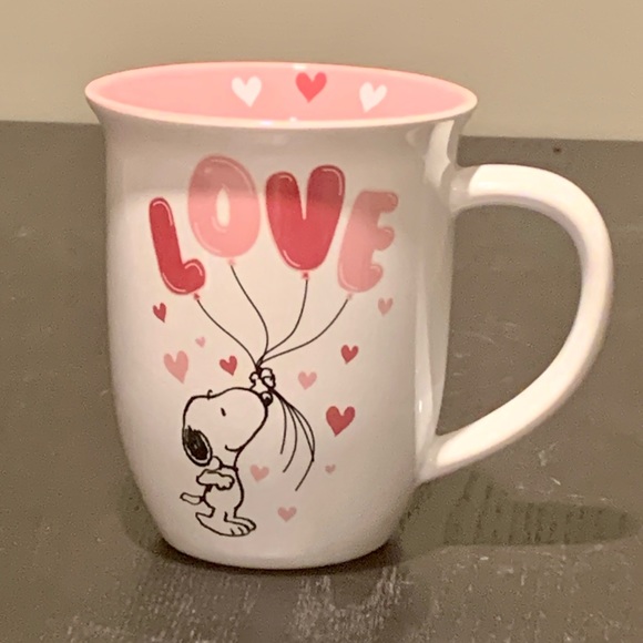Peanuts Snoopy Love Balloons 16oz Ceramic Valentine’s Day Mug - Picture 1 of 10